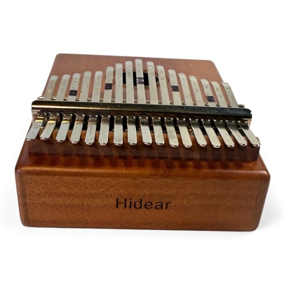 17-Key Mahogany Kalimba Thumb Piano By Hidear With Box & Accessories For Beginne - Picture 4 of 10